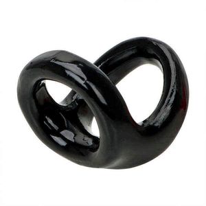 NXY Sex Chastity Enheter Mäns Sling Penis Ring Chastity Cage Men's Sex Toy Scrotal Dilator Ejaculation Retarder Pornographic Lock 1203