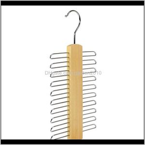 Rack Nocm Top Quality Store 20 Bar Tie Hanger - Sciarpe Armadio Supporto in legno Organizer Cintura Rack Organizer Appendini S3Nex 5Uyzo