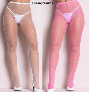 Shengrenmei جوارب جديدة النساء أزياء جوارب طويلة السيدات شبكة زائد حجم الجوارب الساخن جنسي الملابس الداخلية الجوارب 2019 medias دروبشيبينغ Y1130