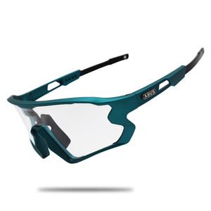 Sonnenbrille Schwarz Photochrome Radfahren Brille UV400 Fahrrad Reiten TR90 Outdoor Sport Polarisierte Brillen 1/5/6 objektiv