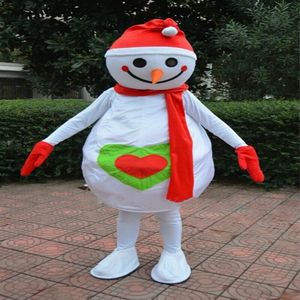 Alta Qualidade Boneco De Neve Mascot Traje Halloween Christmas Festa Festa Dos Desenhos Animados Personagem Outfit Terno Adulto Mulheres Vestido Carnaval Unisex Adultos