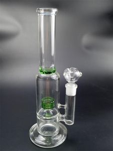 12インチの緑のガラスの油のDABリグの水のボッドハーカーフィルターの喫煙パイプタバコのアクセサリー