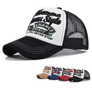 Unisex Cap Casual Plain Mesh Baseball Caps Регулируемая вышиваемая шляпа для женщин для женщин Хип -хоп сетевой грузовик папа шляпы