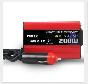 200W dual USB 12 to 220V 110V with cigarette lighter car inverter converter