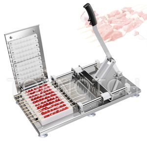 Manuale Satay Skewer Machine Bbq Acciaio inossidabile Mutton Kebab Tools