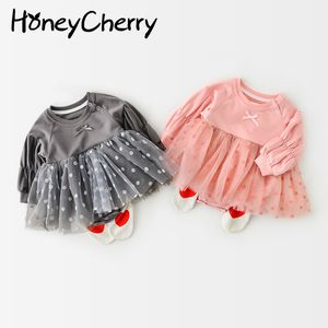 spring baby dress bodysuit girls clothes long sleeve born 210515