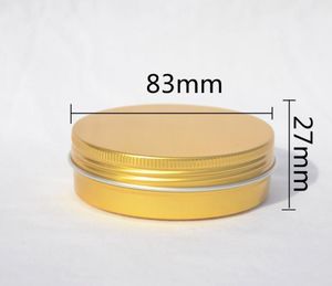 100g Colorful Cosmetic Aluminum Jar Bottle Cream Mask Soap Packaging Container,100ml Creams Candles Food Storage Metal Can SN2529
