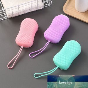 Silicone Bath Brush Shower Bubble Scrub Sponge Brush Bathroom Cleaning Massage Brush For Scrubbing Back Body Shower Supplies Factory price expert design Quality