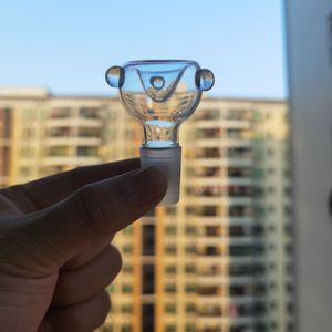 Toptan cam yağı brülör kase nargile için 14.5 18.8mm erkek büyük boy tarzı renk tütün kuru ot dab rig sigara bong