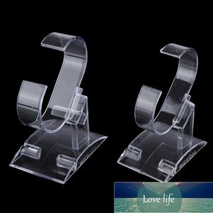 3pcs Showcase Tool Transparent Clear Acrylic Watch Display Holder Stativ Rack 10 * 7 * 7cm / 8.5 * 6.3 * 4.5cm Fabrikspris Expert Design Kvalitet Senaste Style Original Status