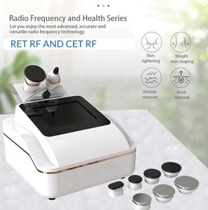 2 i 1 CET Ret RF-maskin Lymfatisk dränering och fettavlägsnande fysioterapi kroppsbyte formningsutrustning