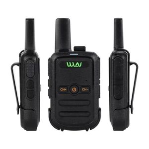 مصغرة WLN KD-C51 WALLIE TALKIE 2W 16 CH 400-470 ميجا هرتز UHF المحمولة اتجاهين راديو لعبة comunicador walkie-talkie