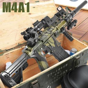 M4A1 Электрический взрыв Airsoft Gun Toy Toy Rifle Sniper Blaster Rookgun Replica с мягкими пулями для детей Взрослые CS Борьба с наружными играми