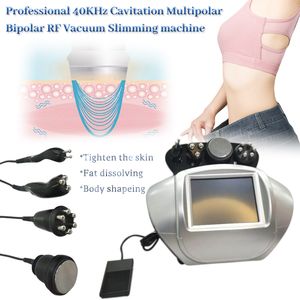 Mini Portable 4 IN 1 Ultrasonic 40KHz Cavitation RF Radio Frequency Slimming Machine For Face And Body