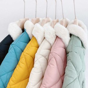 Lawadka Winter Thick Warm Kids Padded Coats Cotton Down Clothes Fashion Children Girls Boys Fur CollarJacket Outerwear for 2-6T H0910