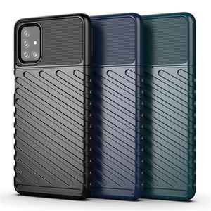 Casos para Samsung Galaxy M51 Caso Borracha Silicone Armor de Armadura Shell Soft Case para Samsung M31 A71 A51 A31 A21 Nota 20 S20 Ultra