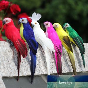 1 pcs artesanal simulação papagaio imitação pássaro animal modelo casa ao ar livre jardim gramado casamento palco de casamento prox decoração ornamento preço de fábrica