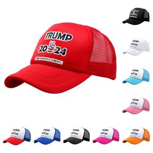 2024 Trump Boné de Beisebol EUA Malha Eleitoral Presidencial Snapback Estilo do TRMUP Chapéu Mantenha a América Grande Homens Mulheres Rabo De Bola De Bola