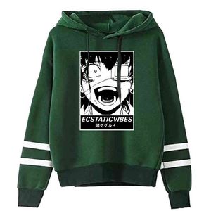 Japansk anime Rolig Kakegurui Hoodies Sweatshirts Streetwear för kvinnor / män H1227