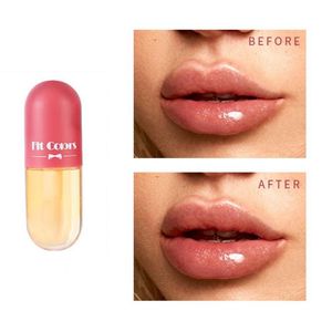 Lip Gloss Oil Moisturizer Plumping Reduce Wrinkles Transparent Waterproof Long Lasting Lipstick Makeup Tint CosmeticLip