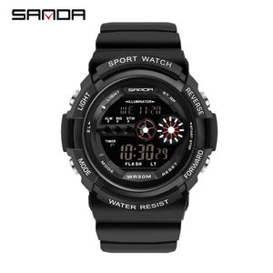 SANDA Top Luxury Sport Digital Watch Men Fashion Waterproof Led Electronic Military Wrist Watch For Men Relogio Masculino 320 G1022
