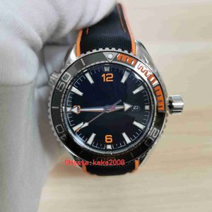 5 Farben Herrenuhr Cal.8900 215.32.44.21.01.001 Herren Digital Glow Keramik 43,5 mm 600M Naturkautschukarmband Transparente Rückseite Automatische mechanische Uhren Armbanduhren