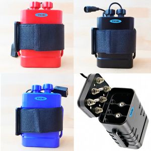 IMR 18650 Battery Pack Case Storage Boxes Waterproof 8.4V USB DC Charging 6*18650 Batteries Power Bank Box For Led Bicycle Lights DHL