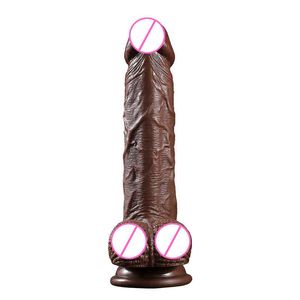 NXY Dildos Wyzzi Giant Dildo Realistyczne dla kobiet Sex PCV z silnym przyssawką Cup 0105