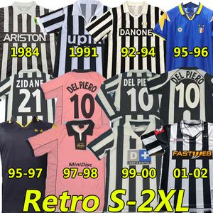 Davids Retro Soccer Jerseys Zidane Koszula piłkarska Del Piero Jersey Inzaghi Classic Vintage Maillot De Foot
