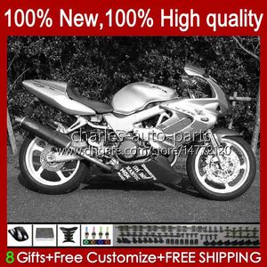 Vücut OEM Honda VTR1000F SuperHawk 97-05 51no.176 VTR 1000 VTR1000 F 1000F 97 98 99 00 2001 2002 2003 2005 VTR-1000F 1997 1998 1999 2000 01 02 03 05 PERAKTERE Sıcak Simli