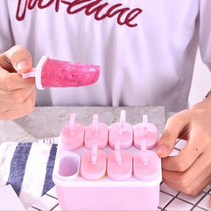 Ice cream snow cake mould Creative DIY Self-made Kitchen Tools cartoon cute homemade stick molds Popsicle mold WMQ843