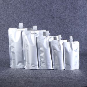 Doypack 150 ml 250 ml 350 ml 500 ml Aluminiumfolie Stand Up Spout Liquid Bag Getränkepackung Squeeze Drink Spout Beutel ZC369