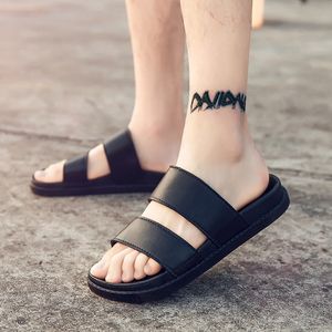 Sell well Men Women Slippers Comfortable Summer Sandals Scuffs black white Sandy beach shoes Flip Flops Lady Gentlemen flip-flops