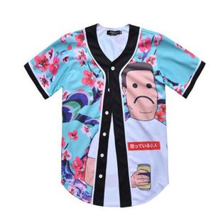 Erkek 3D Baskılı Beyzbol Gömlek Unisex Kısa Kollu T Shirt 2021 Yaz T Gömlek Kaliteli Erkek O-Boyun Tops 04