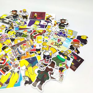 50Pcs-Pack Street Style streetwear Cool Cartoon Sticker Waterproof Stickers for Water Bottle Laptop Planner Craft Scrapbook Wall Notebook Album Organizer Decal