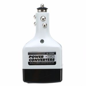 1 대의 자동차 충전기 DC 12/24V ~ AC 220V/USB 6V 전력 인버터 어댑터 모든 전화 인버터 12V YY28 용 USB 소켓이있는 모바일 모바일