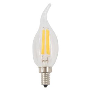 Żarówki SZTUK E12 W C35T Wyraźne Ściemniane Świecę LED Light AC120V Ciepłe White K Vintage Edison Filament Lampy Żyrandol