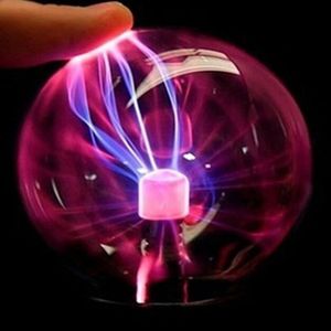 Sfera di luce al plasma di cristallo Novità Illuminazione Sfere di induzione elettrostatica Luci a LED Alimentazione USB Batteria Decorazione del partito Regalo per bambini