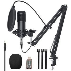 Profesjonalny mikrofon skraplacza BM 800 dla komputera z BM-800 MIC Boom ARM ARM i filtrem POP + Shock Mount BM800 MIC Kit