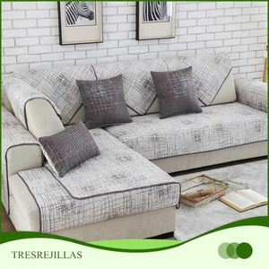 Nowoczesna Prosta Sofa Okładka Set Twill Lean Elastyczna Do Salonu Zwierzęta Corner L Kształtowanie Chaise Longue 211116