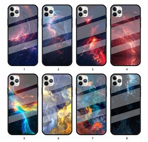 Bunte Designer Marmor Glas stoßfeste Handyhüllen für iPhone 14 Pro Max 13 12 11 Pro XR XS Max 7 8 SE Samsung S21 S22 plus S23 Ultra A32 A33 A23 A53 A34 A54 A14 5G