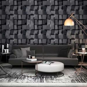 Wallpapers 3D Morden Mosaic Stone Mural Wallpaper Roll PVC Tile Wall Paper For Kitchen Bathroom Background Papel De Parede