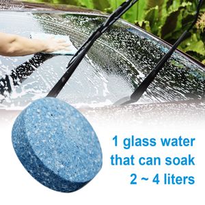1pc bil vindrutan rengöring brusande tabletter Ultra-Clear Wiper Glass Cleaner Rengöringsmedel Universal Hem Toalettfönster Solids