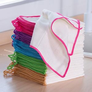 2022 new Kitchen Cleaning Cloth Dish Washing Towel Bamboo Fiber Eco Friendly Bamboo Cleanier Clothing Set
