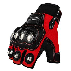 Madbike Rękawice Motocyklowe Letnie Protector Lokomotywa Sportowe Towary Pół Palec Sprzęt do jazdy H1022