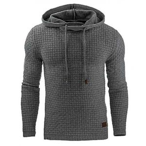Hoodies Män Märke Manlig Solid Hooded Sweatshirt Mens Hoodie Tracksuit Sweat Coat Casual Sportswear M-4XL Drop 210715