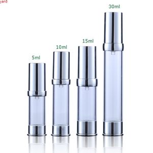 Leere Kunststoff Airless Nachfüllbare Flasche Kosmetik Container Zubehör Lotion Pumpe Verpackung 5-30ml Reiseflaschen Lagerung Caderood Menge