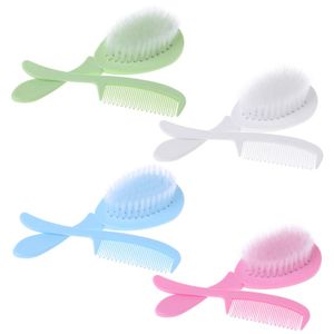 1 Set Baby Comb Borste Nursing Supplies Badvatten Hår Mjuk Bristle Rund Tips Säker Huvudmassage