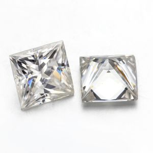 Starsgem GH 9*9mm Test Passed Positive VVS Princess Cut Moissanite Loose Gemstone