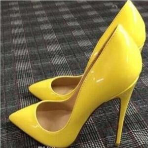 Fashion Women Shoes Red Bottoms High Heels Sexy Pointed Toe 8cm 10cm 12cm Pumps Come With dust bags Wedding shoe